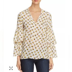 EUC Kobi Halperin Savanna Silk Blouse